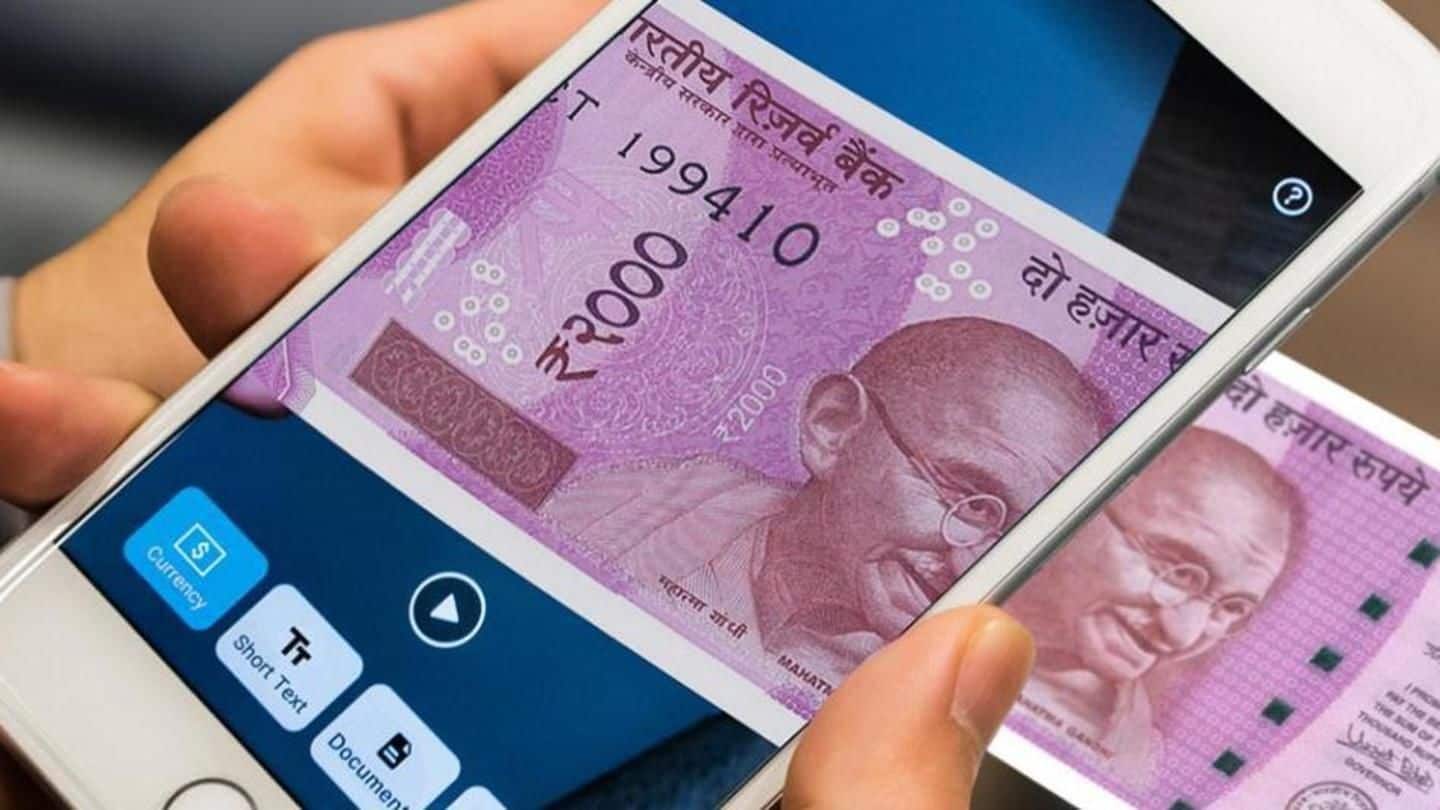 Microsoft's AI app for the blind can identify Indian currency