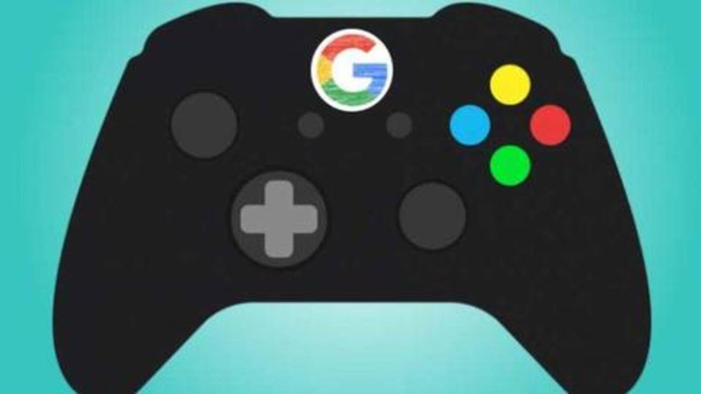 The unveiling is part of Google's larger foray into gaming The unveiling is part of Google's larger foray into gaming