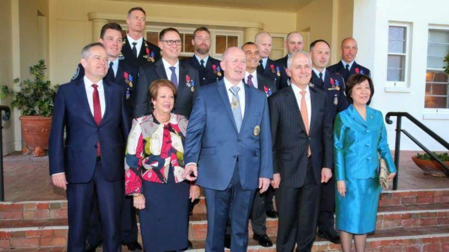 Thai cave: Nine Australian rescuers get bravery awards