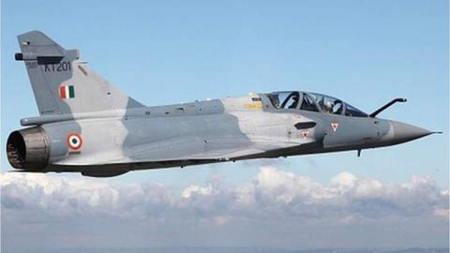 About a week ago, a Mirage 2000 had crashed About a week ago, a Mirage 2000 had crashed
