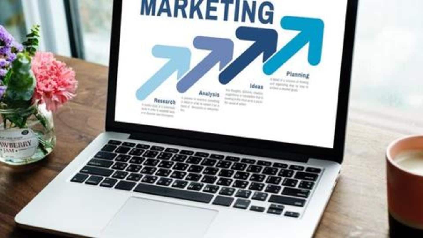 Most students opted for jobs in marketing Most students opted for jobs in marketing