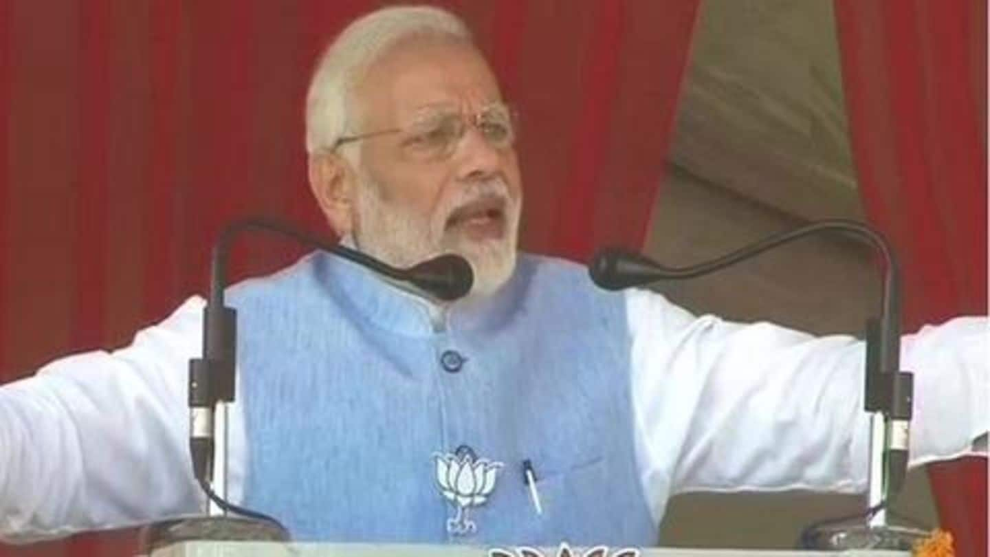 Modi: Congress 'scares' SC judges to delay Ayodhya hearing