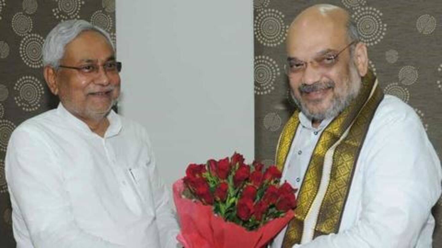 Shah: BJP, JD(U) to contest 2019 elections on equal seats