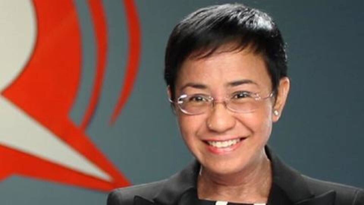Maria Ressa has been a vocal critic of Rodrigo Duterte Maria Ressa has been a vocal critic of Rodrigo Duterte