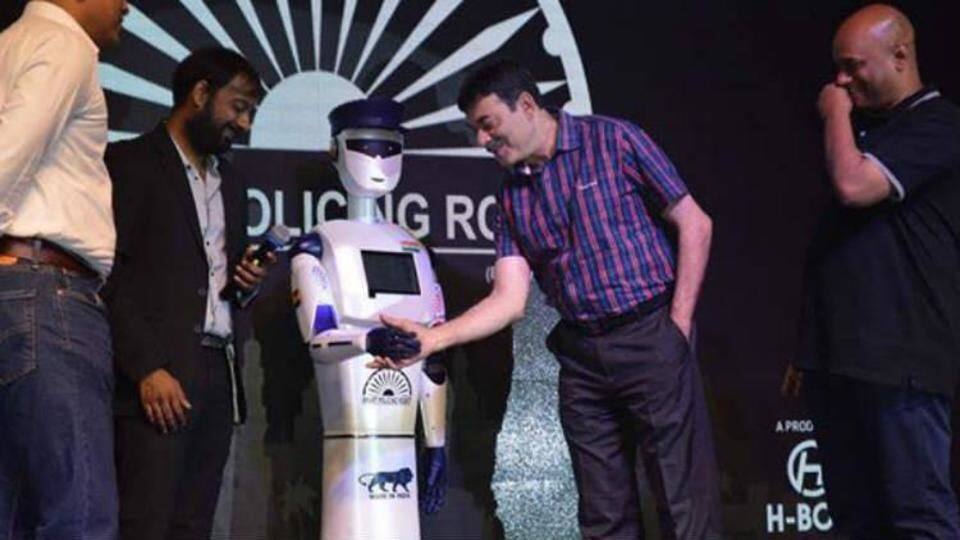 India's first 'Robocop' launched in Hyderabad, named after 26/11 martyr