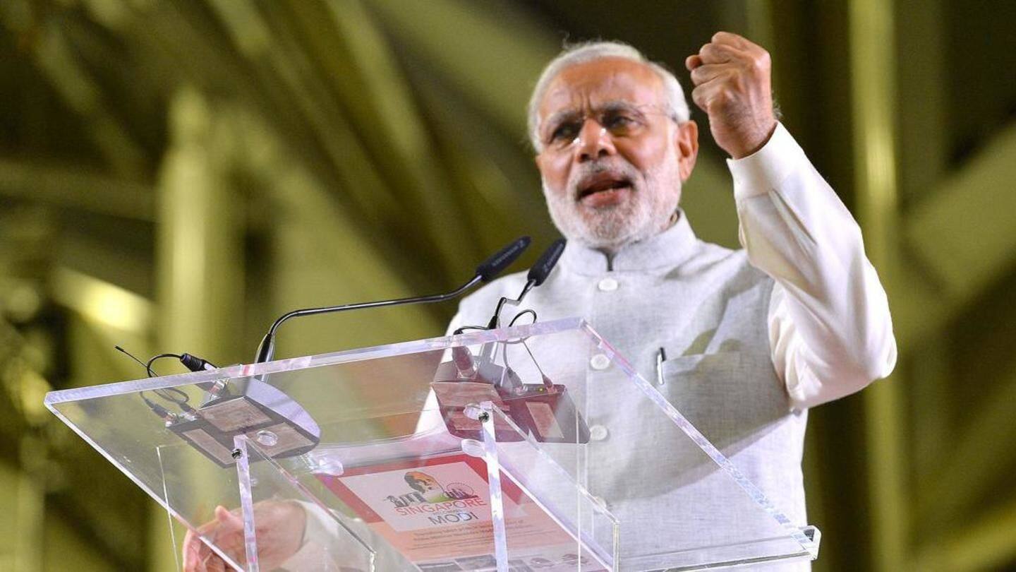 What Modi said in 'Bharat Ki Baat, Sabke Saath'