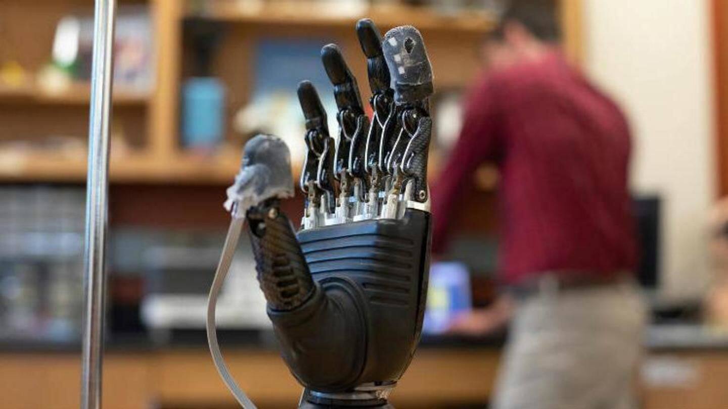 Electronic skin 'e-dermis' lets amputees feel through prosthetic limbs