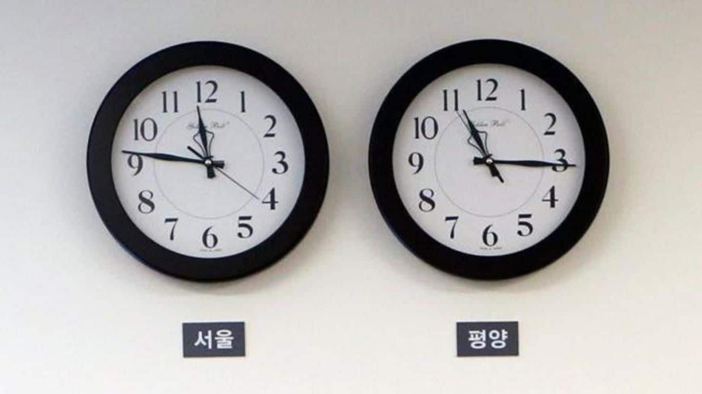 North Korea changes time zone to match South Korea's