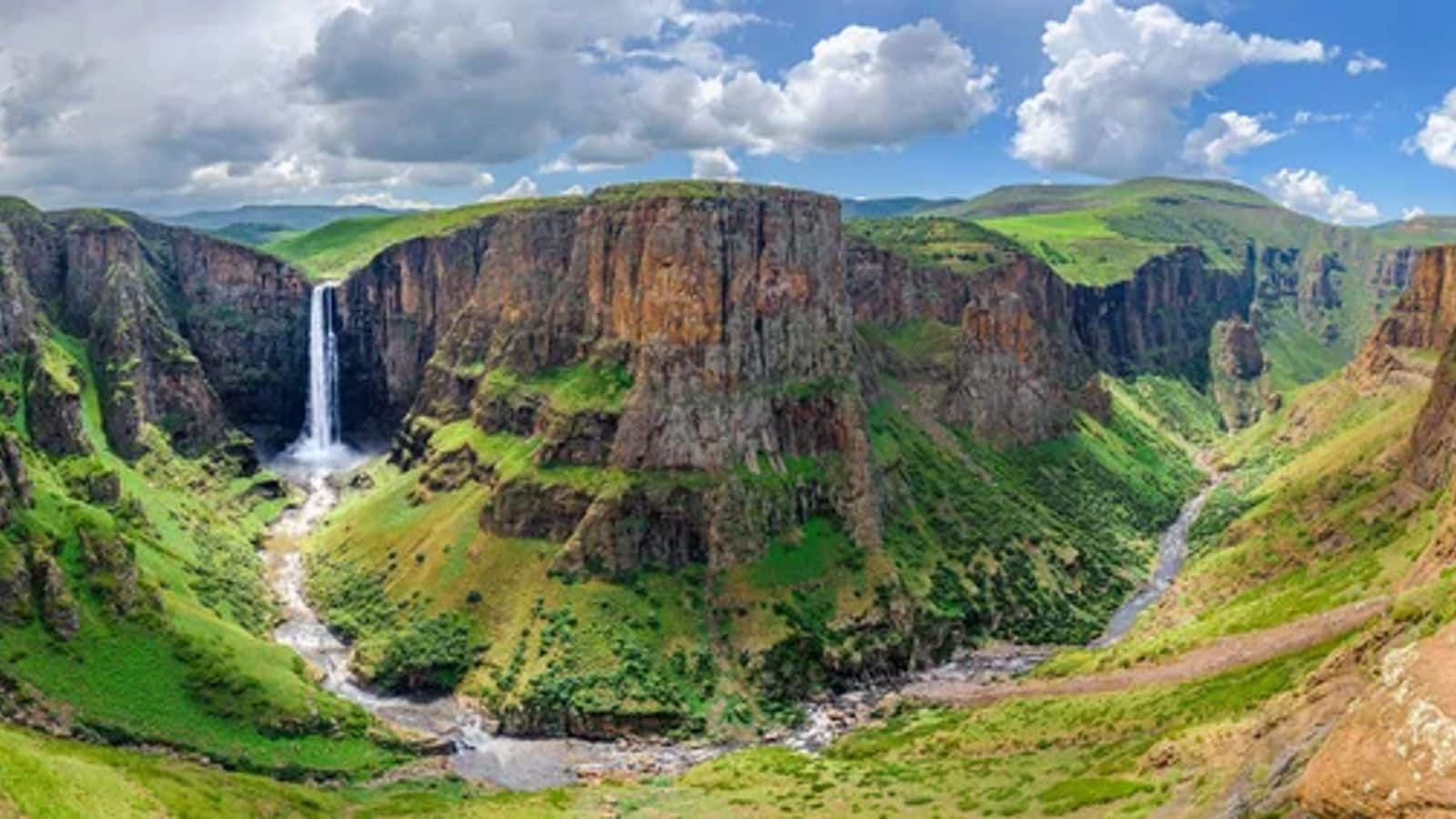 Menikmati keindahan Air Terjun Maletsunyane di Lesotho