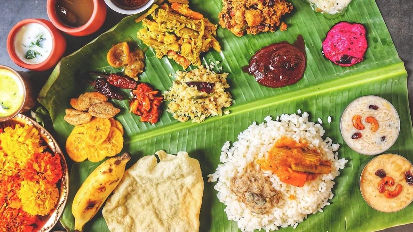 Bahan wajib untuk Sadhya Keralite