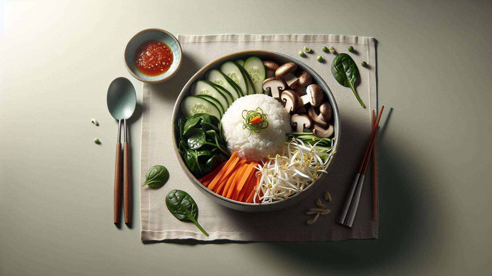 Panduan Membuat Bibimbap Jamur ala Korea tanpa Telur