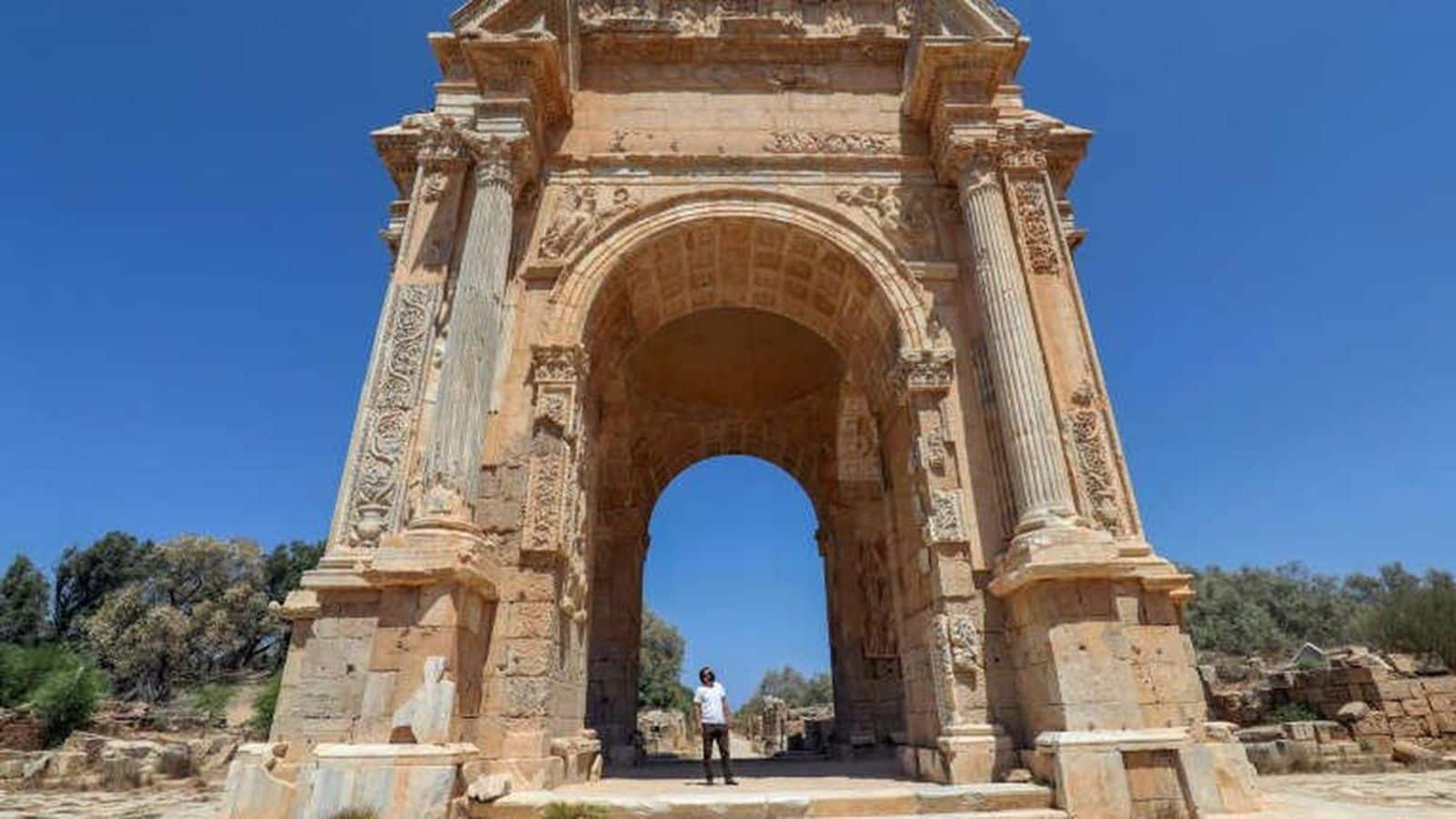 Menjelajahi keajaiban Reruntuhan Leptis Magna, Libya