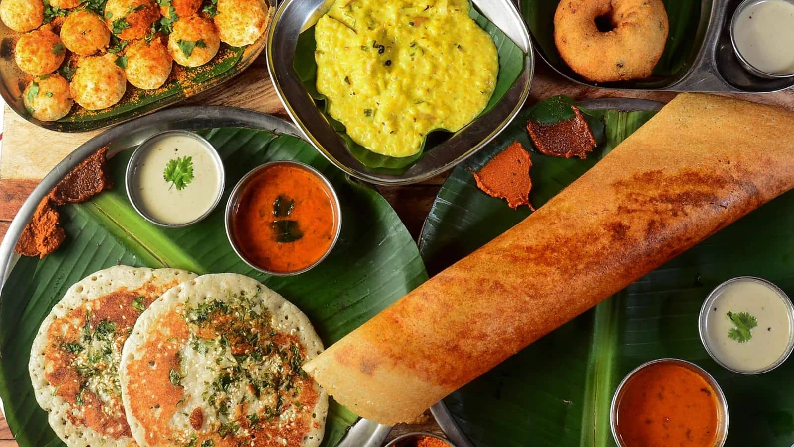 Bahan wajib untuk sarapan vegan India Selatan