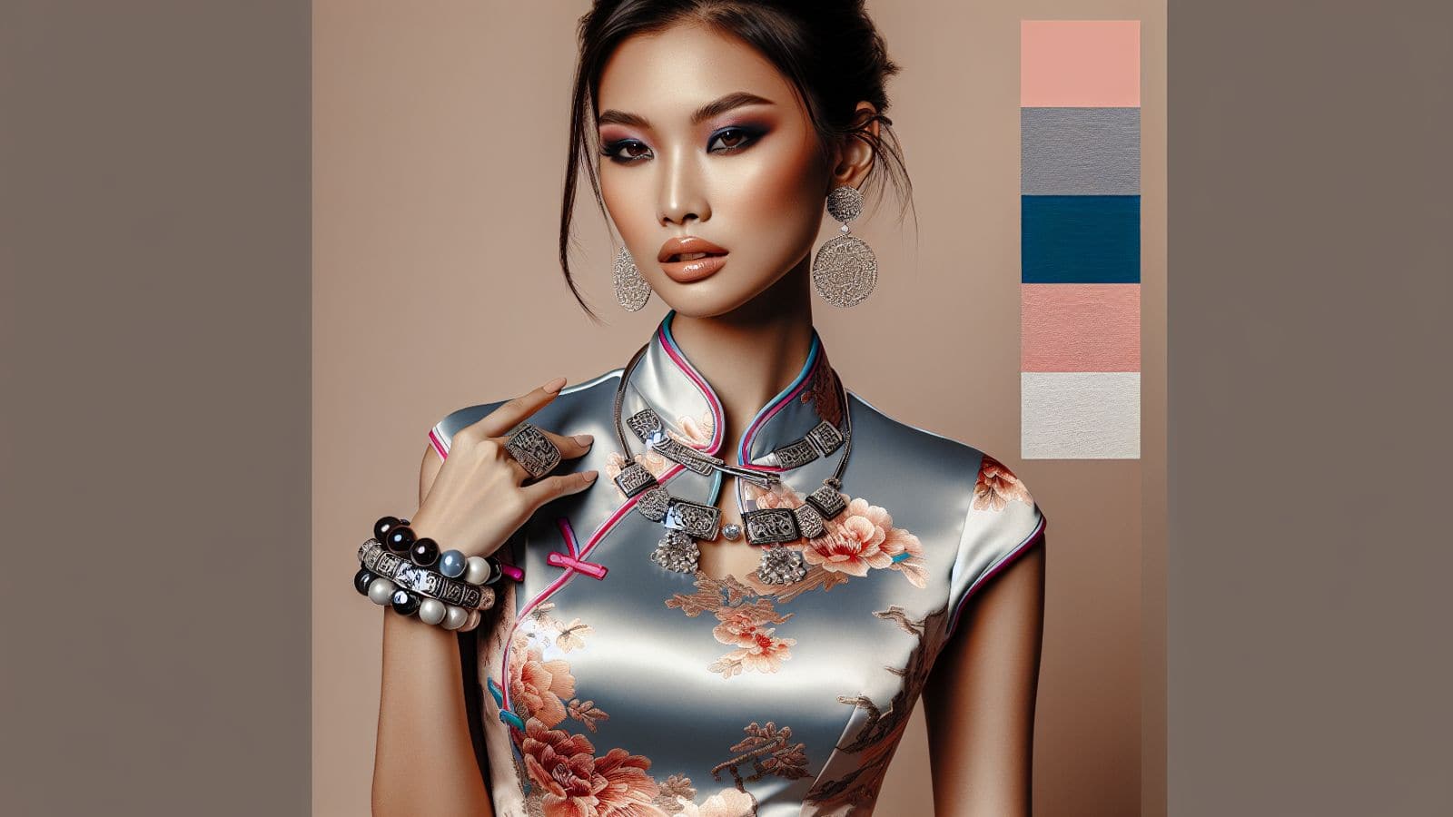 Memadukan Qipao Tradisional dengan Gaya Modern