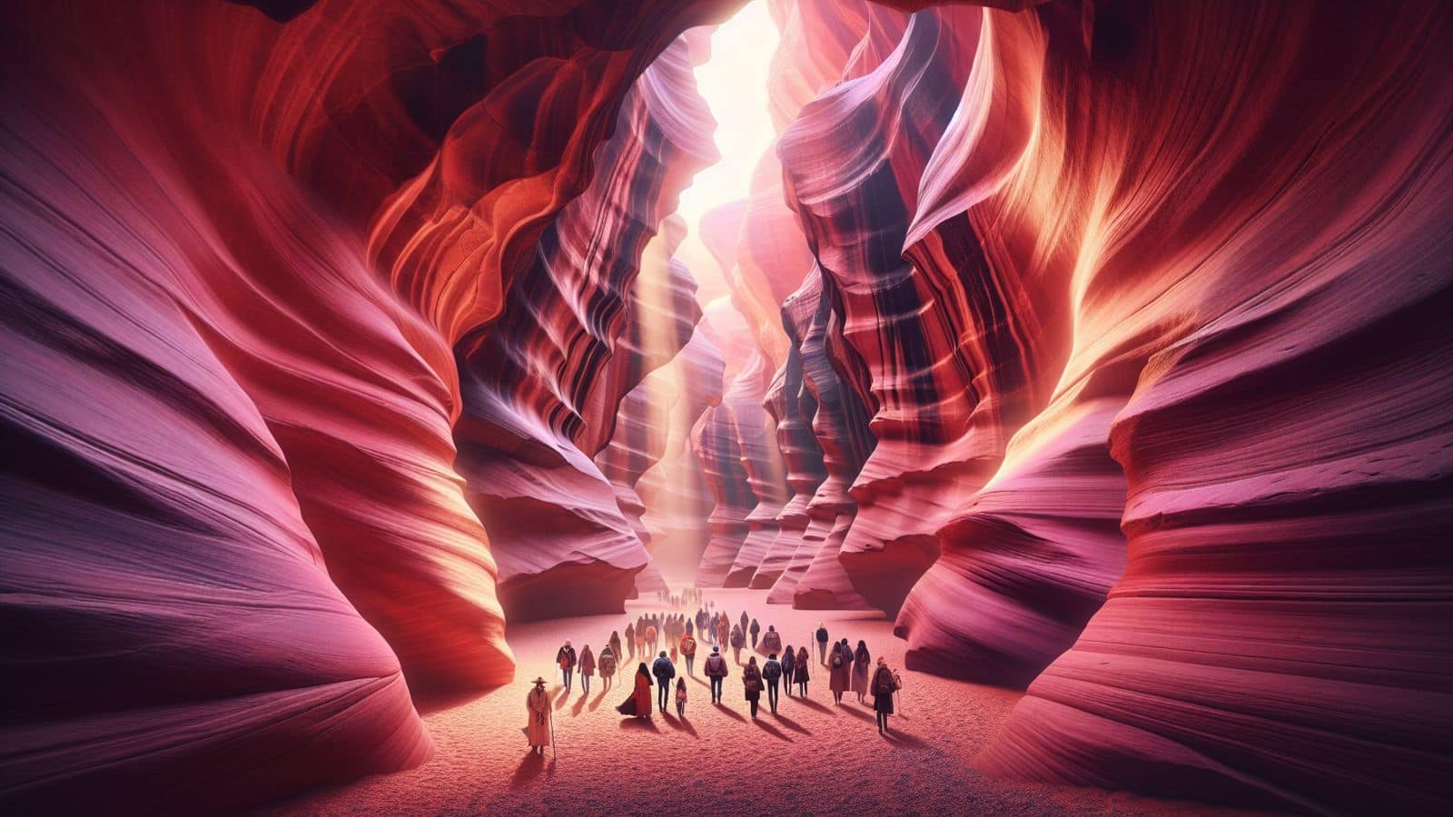 Menjelajahi keindahan Antelope Canyon, Arizona, AS