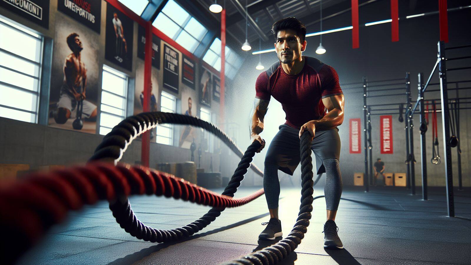 Meningkatkan Metabolisme Tubuh Dengan Battle Ropes