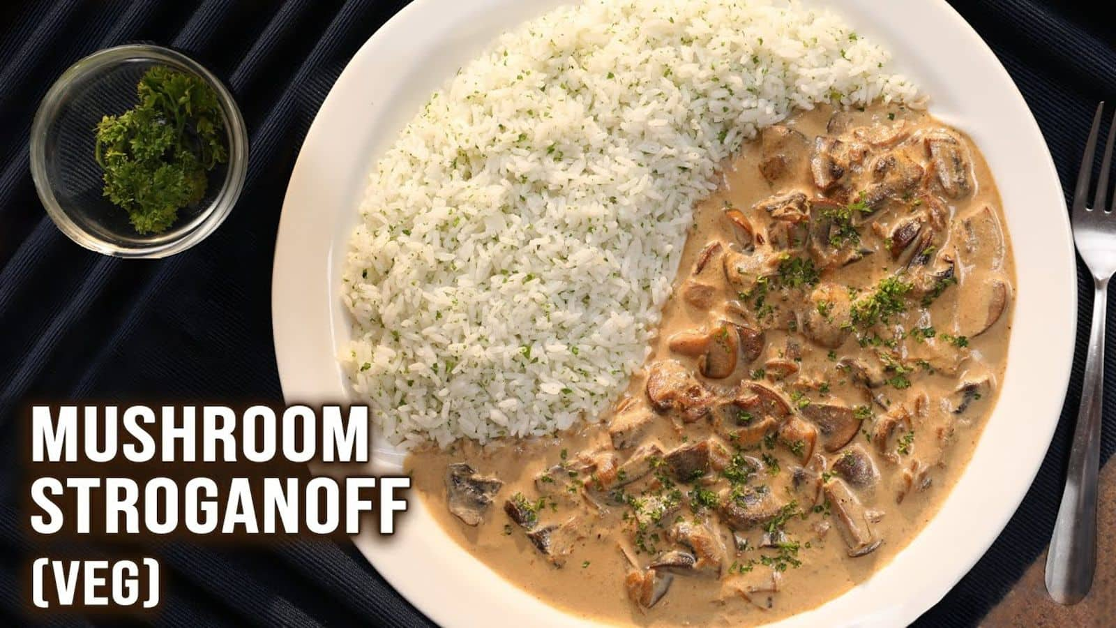 Resep Vegan Mushroom Stroganoff