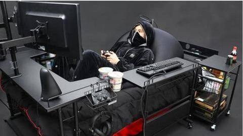 Kasur khusus gaming bisa membuat Anda main gim sambal istirahat Kasur khusus gaming bisa membuat Anda main gim sambal istirahat