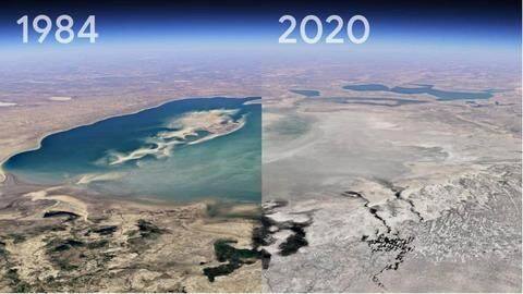 Fitur Timelapse Google Earth memungkinkan Anda menyaksikan evolusi 40 tahun Bumi Fitur Timelapse Google Earth memungkinkan Anda menyaksikan evolusi 40 tahun Bumi