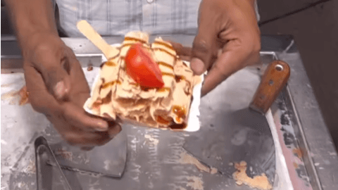 Video 'es krim tomat' viral