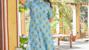 Desain kurti mengalir untuk kenyamanan musim panas India