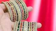 Aksesori metalik memeriahkan musim festival India