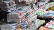 Ubah koran bekas menjadi tempat sampah bergaya
