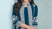 Transformasi kurti dengan jaket bordir untuk nuansa meriah