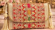 Pesona abadi clutch bordir untuk perayaan India