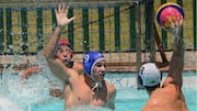 Mengapa pemain polo air menggunakan topi dengan pelindung telinga?