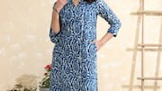 Keanggunan abadi dengan kurta cetak blok India