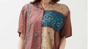 Gaya baru dengan motif patchwork India di musim hujan