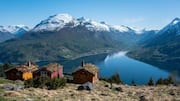 Liburan dengan Latar Fjord di Rumah Kabin Norwegia