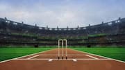 Simbolisme garis dan tanda di lapangan kriket