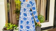 Menggabungkan cetakan tradisional dengan mode musim panas