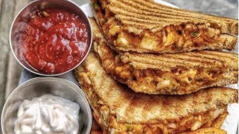 Cara membuat sandwich tandoori paneer di rumah Cara membuat sandwich tandoori paneer di rumah