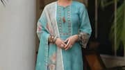 Salwar suit linen: Kombinasi nyaman dan elegan