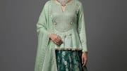 Lehenga brokat yang cantik: Panduan gaya