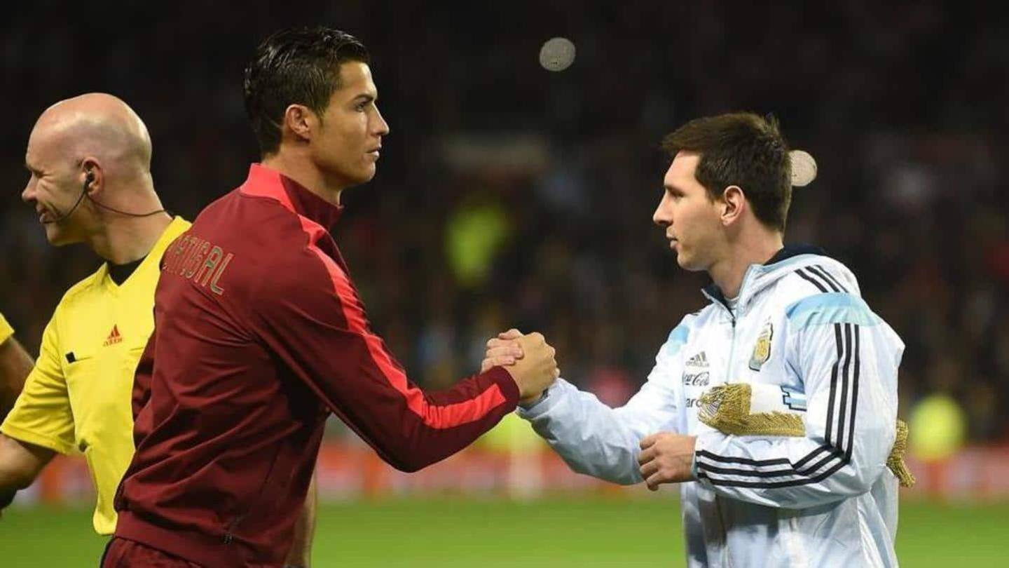Membedah angka-angka karier internasional Ronaldo vs Messi