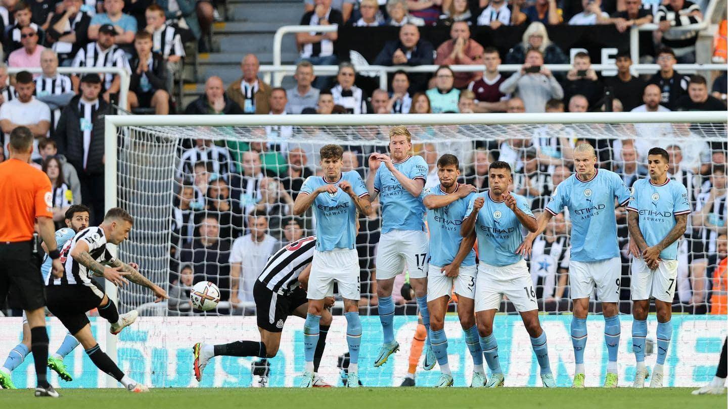 Liga Premier 2022-23, Manchester City menahan Newcastle 3-3: Statistik utama