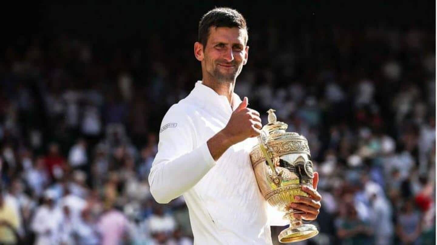 Novak Djokovic menjadi orang kedua yang memainkan 400 pertandingan besar