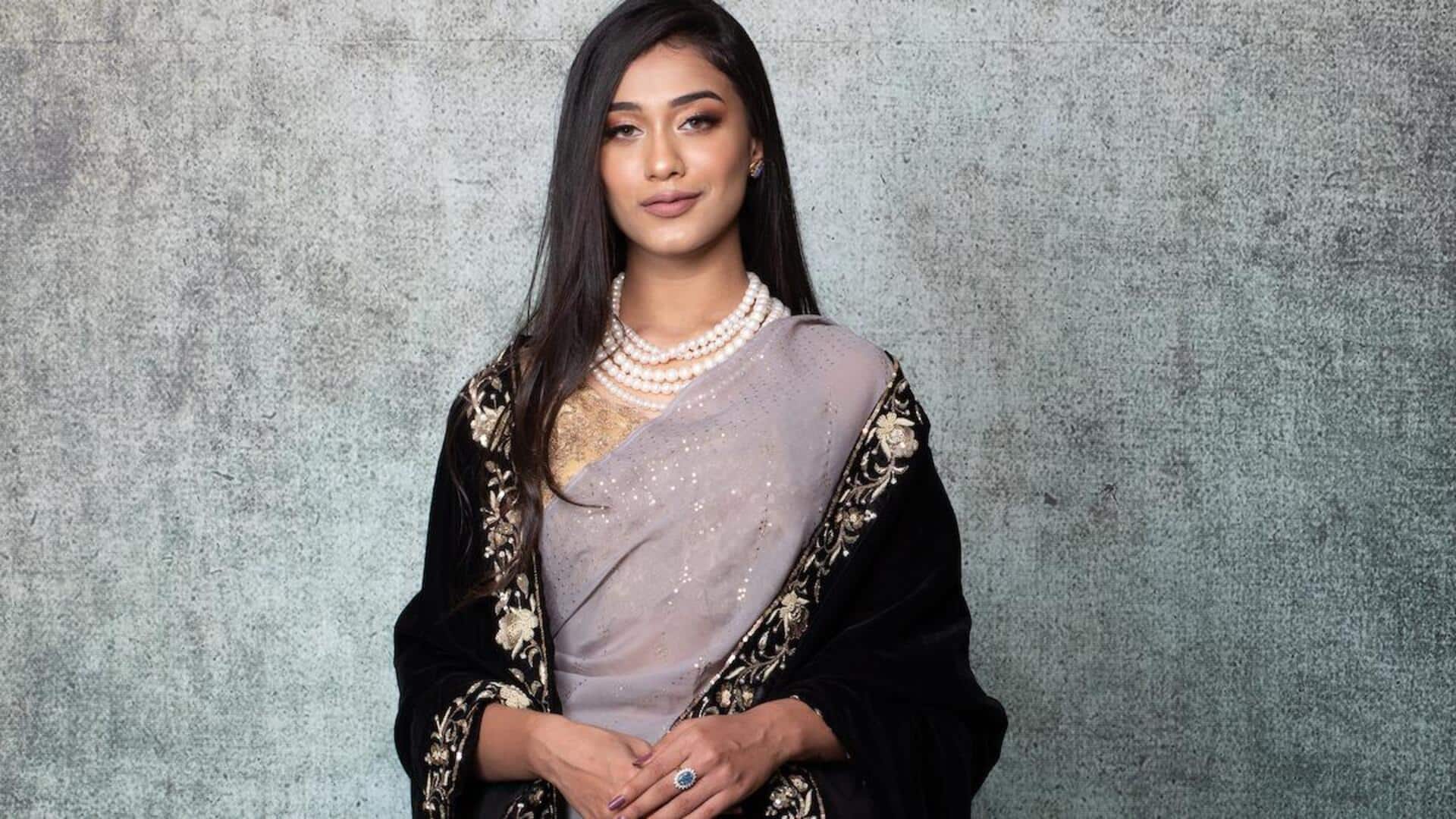 Gaya pakaian India berlapis untuk malam perayaan yang sejuk