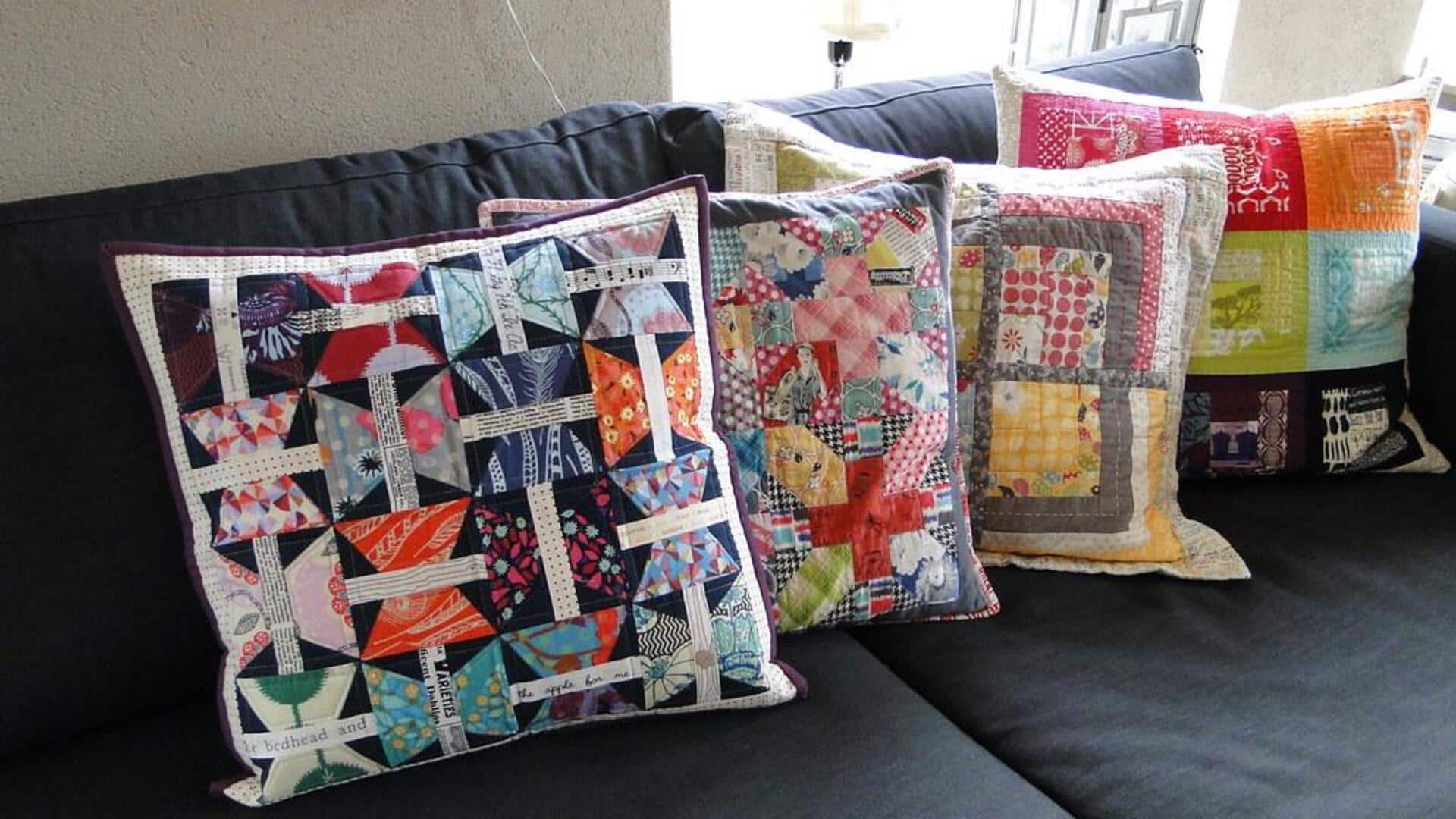 Mengubah kain sisa menjadi dekorasi rumah unik