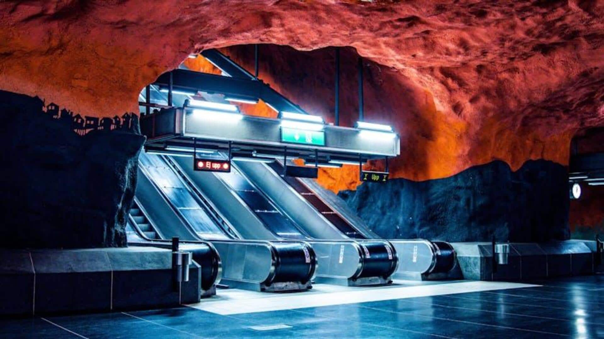 Lima Terowongan Kota Unik di Stockholm, Swedia