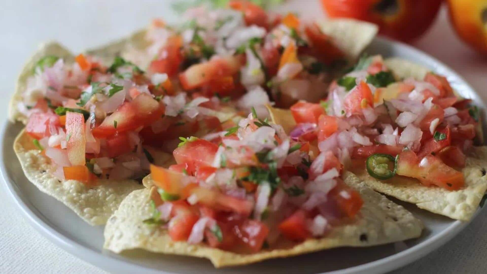 Resep Chaat Pedas dengan Sentuhan Papadum