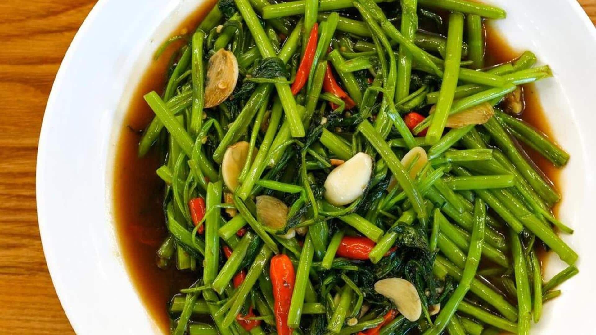 Lima Resep Lezat dengan Bahan Dasar Batang Kangkung