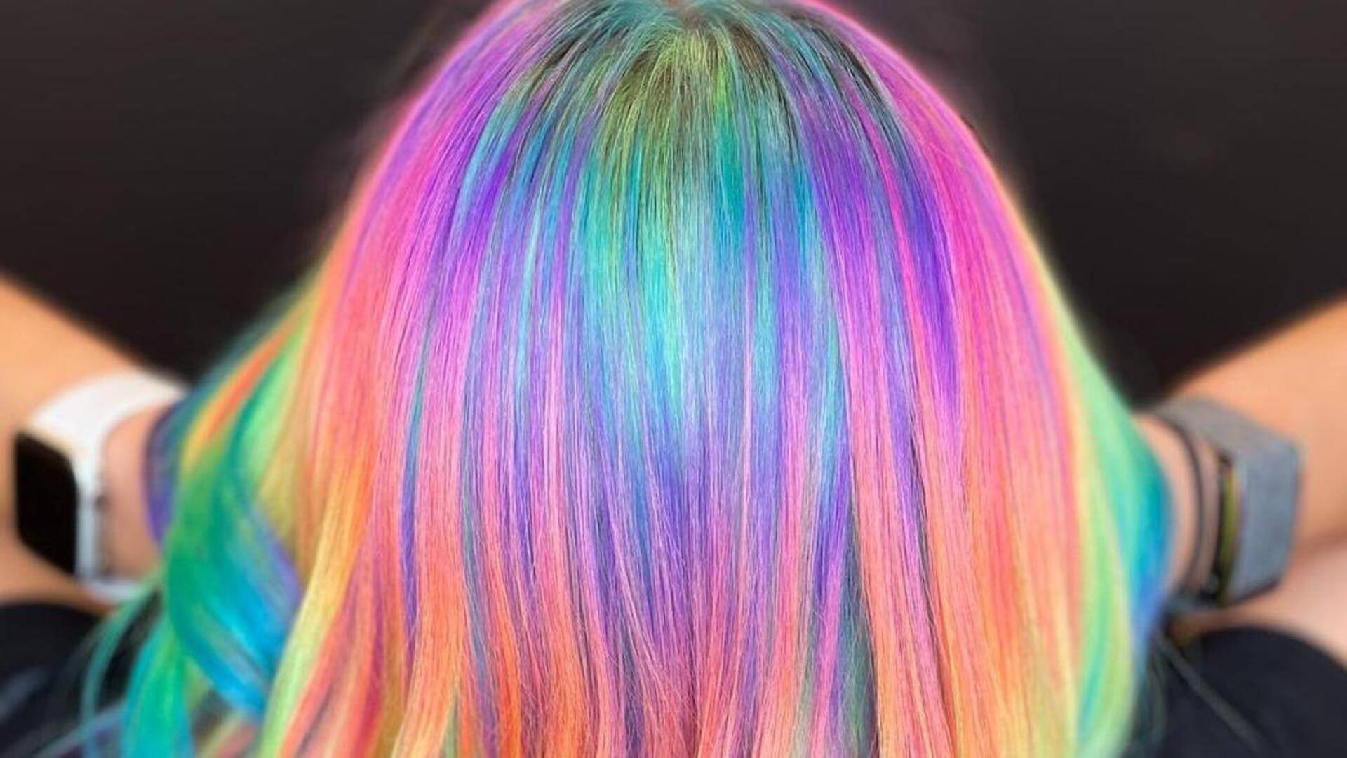 Prism hair: Seni dan keindahan dalam spektrum warna