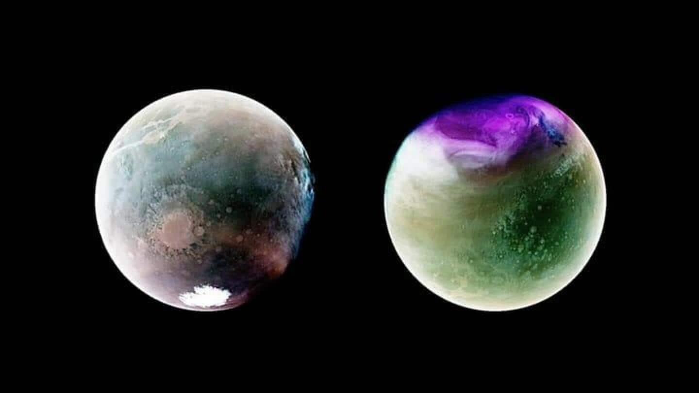 Misi MAVEN NASA Menangkap Gambar Ultraviolet Mars Yang Menakjubkan