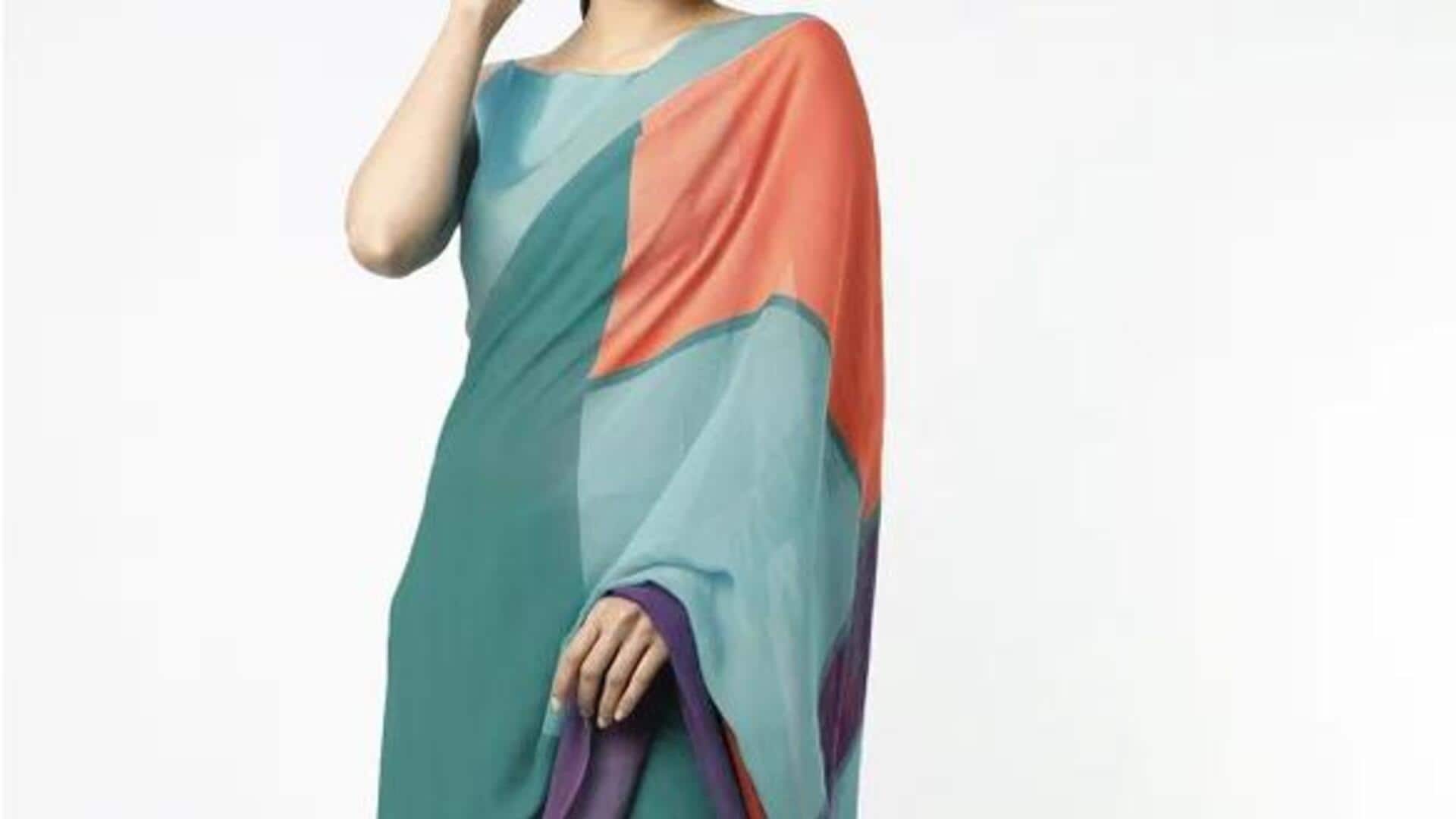 Saree Color-Blocking mengubah fesyen musim panas India