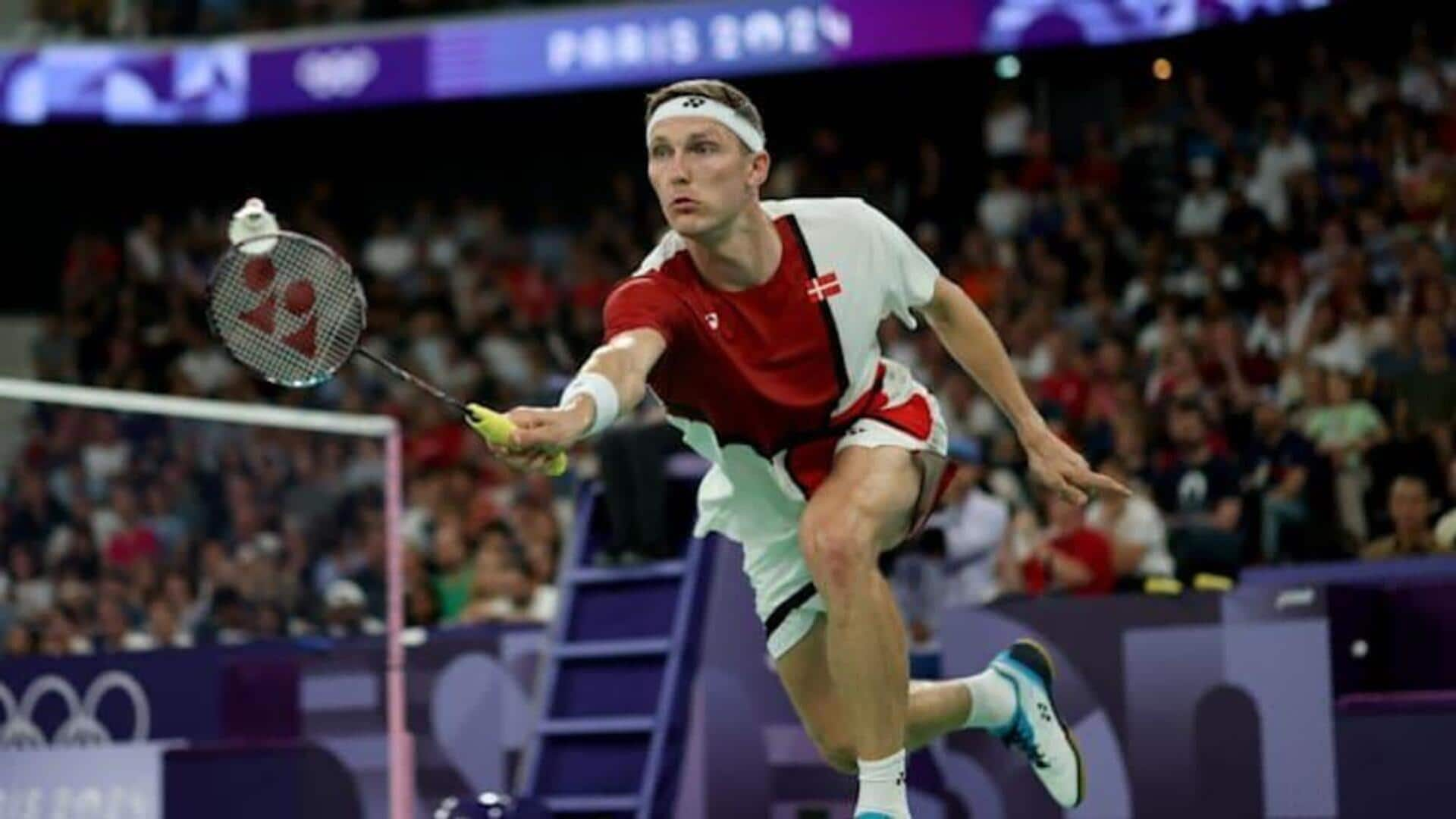 Peraih medali emas Viktor Axelsen menjadi pebulu tangkis kedua yang meraih prestasi Olimpiade ini